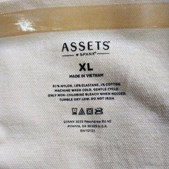 Spanx Assets XL Nude High Waist Shaping Briefs Non Slip Grip - Picture 4 of 4